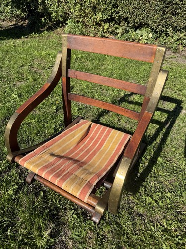 Vintage wooden folding beach - wooden,
