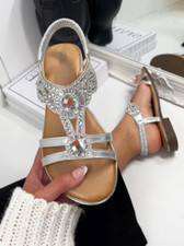 Womens Diamante Sandals –