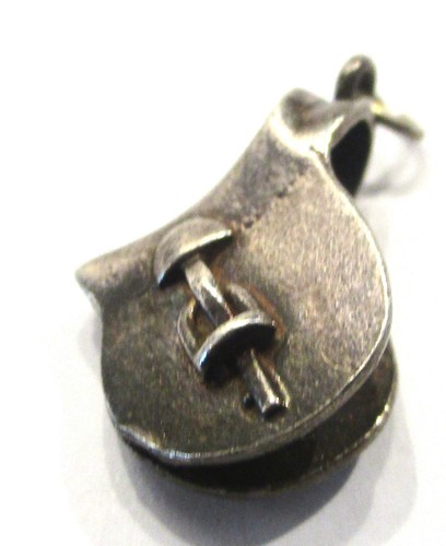 Silver bracelet charm - silver, horse