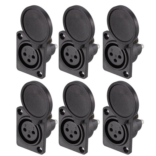 6pcs xlr female - female, jack