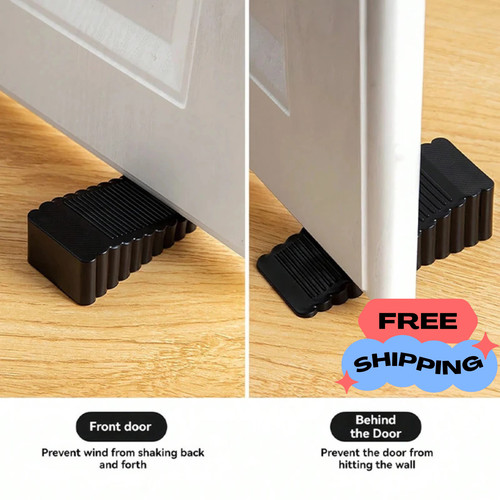 Silicone door stopper wedge - stopper,