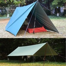 3x3m Camping Tent Tarp Shelter Lightweight Hammock Rain Fly Cover For Outdoor