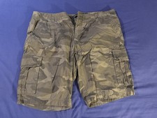 F&F Men's Cargo Camo Shorts Side W42