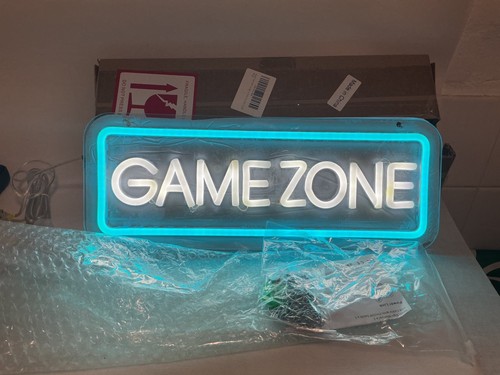 Game zone led - neon, sign