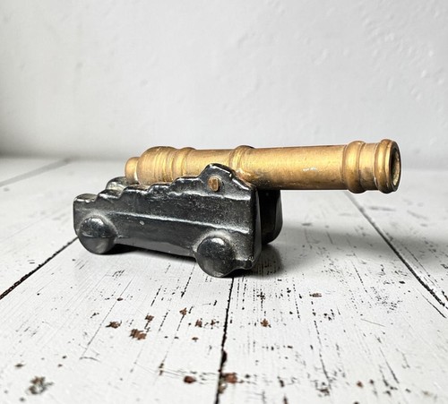 Vintage miniature brass cast - brass,