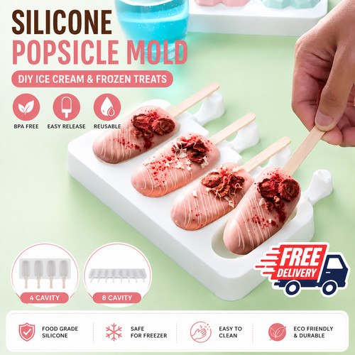 Reusable silicone ice lolly - silicone,