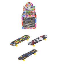 6pcs Mini Pack Finger Board Tech Skateboard Deck Truck Toy Gift Kids Children