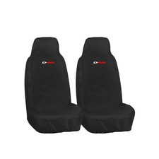FOR ISUZU D-MAX - PREMIUM FRONT SEAT COVERS 2x (2012-2021) TOUGH & WATERPROOF