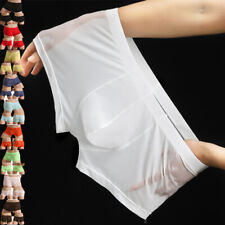 Mens Ice Silk Boxer Shorts