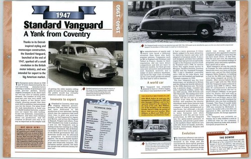 Standard vanguard 1940 1950 - -, 1940/1950