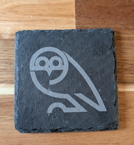 Swfc slate coasters owls - –,