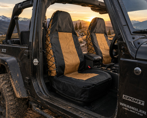 Tactical canvas seat covers - tactical,