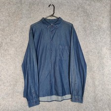 YMC Shirt Mens Size XL Blue