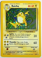 Pokémon TCG Raichu Rare Holo