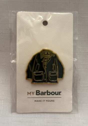 Barbour enamel pin badge - barbour,