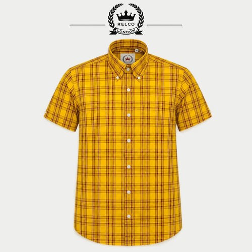 Relco check shirt short - relco,