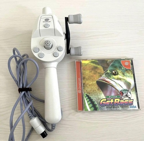 Sega dreamcast fishing reel - fishing,