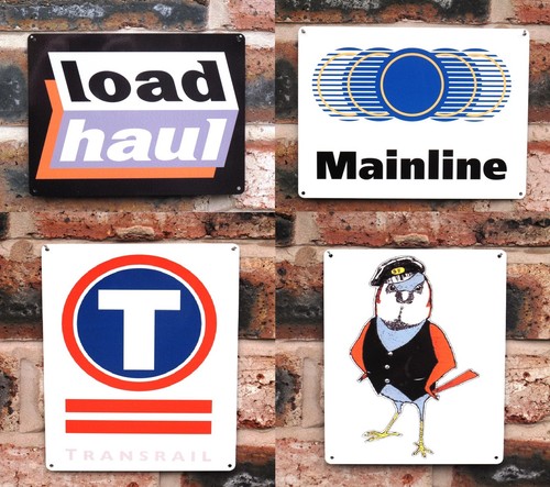 Metal railway signs british - signs,