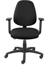 OK2 Ergonomic Office Computer Chair Adjustable Armrests - Supports Back Posture