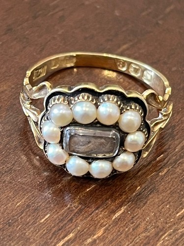 18ct gold victorian - 18ct, enamel