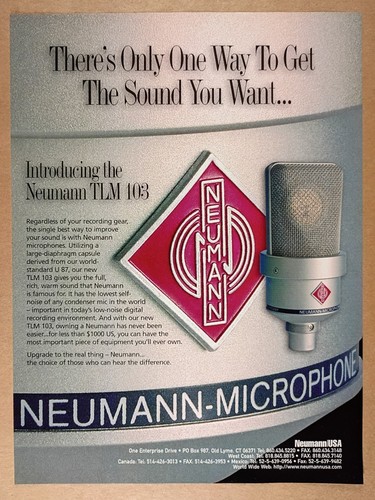 1998 neumann tlm - tlm, 103