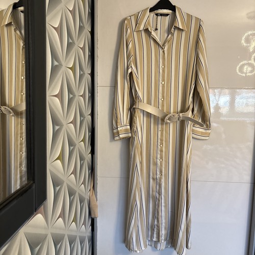 Zara satin striped - zara, oversized
