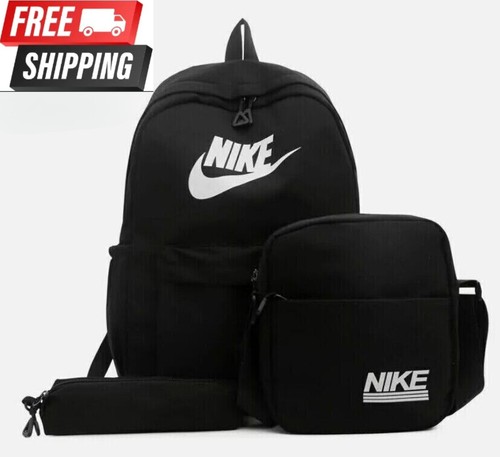 Nike black 3piece set backpack - set,