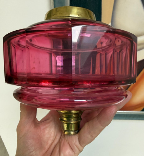 Antique cranberry slice - cranberry,