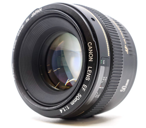 Canon 50mm usm lens - f/1.4,