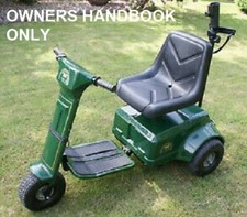 OWNERS INSTRUCTION HANDBOOK / MANUAL - PATTERSON TRIO GOLF BUGGY