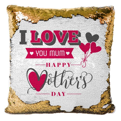 Personalised sequin cushion - personalised,