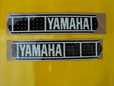YAMAHA YZ 250 400 465 VINTAGE PERFORATED TANK DECALS GRAPHICS twinshock blk