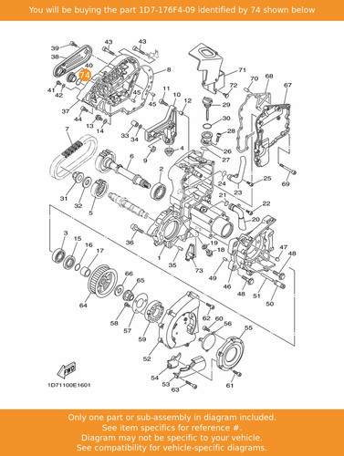 Yamaha ring 1d7 176f4 09 - yamaha, 1d7-176f4-09