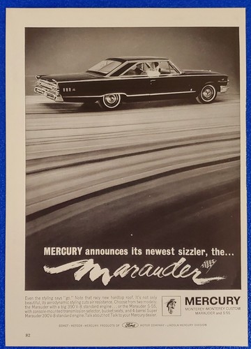 Vintage 1963 mercury marauder - vintage,