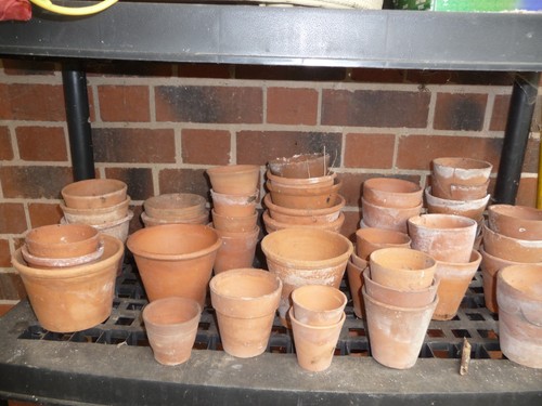 Clay pots vintage - clay, various
