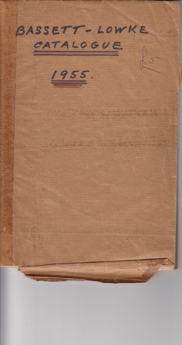Vintage bassett lowke - vintage, (1955)