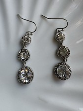 Topshop Crystal Drop Earrings