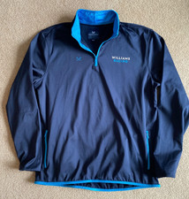 WILLIAMS RACING FORMULA 1 CREW CLOTHING 1/4 ZIP TOP XL