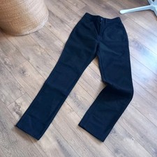 R.M. Williams 15oz Sueded  Moleskin 100% Cotton Jeans Black Australia Made UK 10