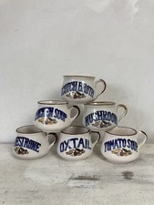 Vintage Ceramic Soup Mugs with