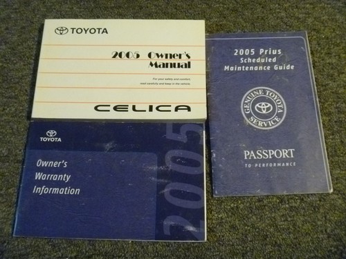 2005 toyota celica owner - 2005,