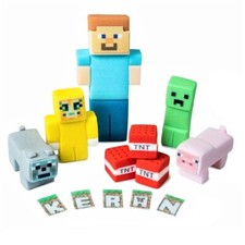 Minecraft cake toppers - minecraft,
