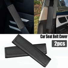 2x Black Truck Car Seat Belt