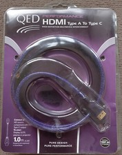 QED HDMI Performance certified HDMI cable Type A to Type C (mini) 1m 1080P