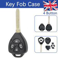 4 Button Remote Key Fob Case + Blade for Toyota Alphard 2005 2006 2007 2008 2009