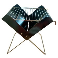 Portable Folding BBQ Charcoal Grill camping garden caravan motorhome picnic