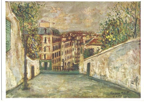 Artist card signed maurice - artist,