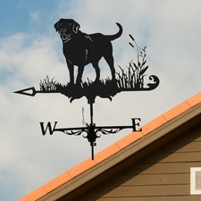 Iron Weather Vane Farm Roof Mount Kit Outdoor Weathervane Durable