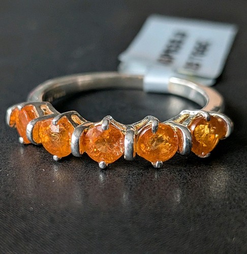 Sterling silver tangerine - silver,