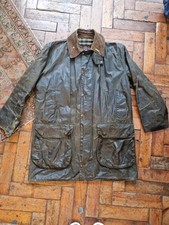 Vintage Mens Barbour Border Wax Jacket C40